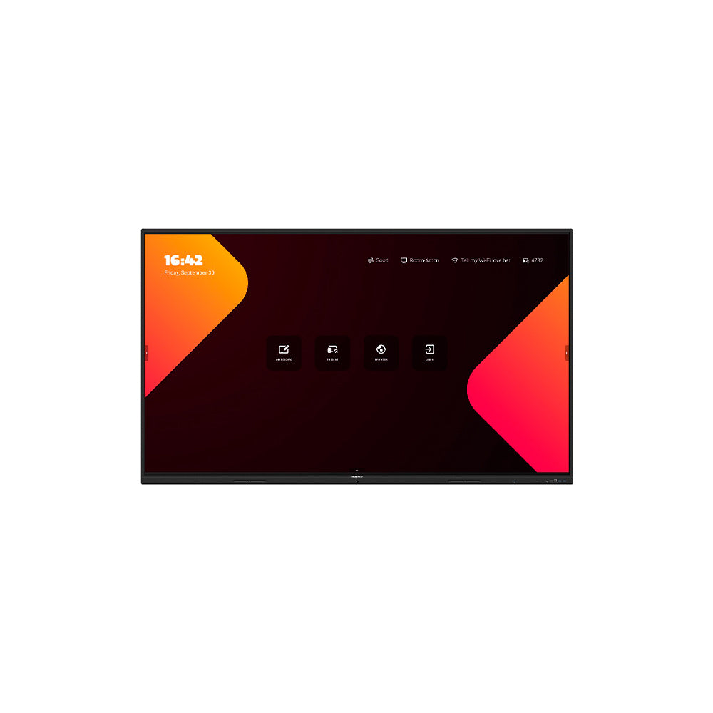 Pantalla interactiva 75" i3CONNECT ELM 2 Android 14 Google EDLA 8GB RAM 64GB ROM ampliable 65W audio USB-C 65W