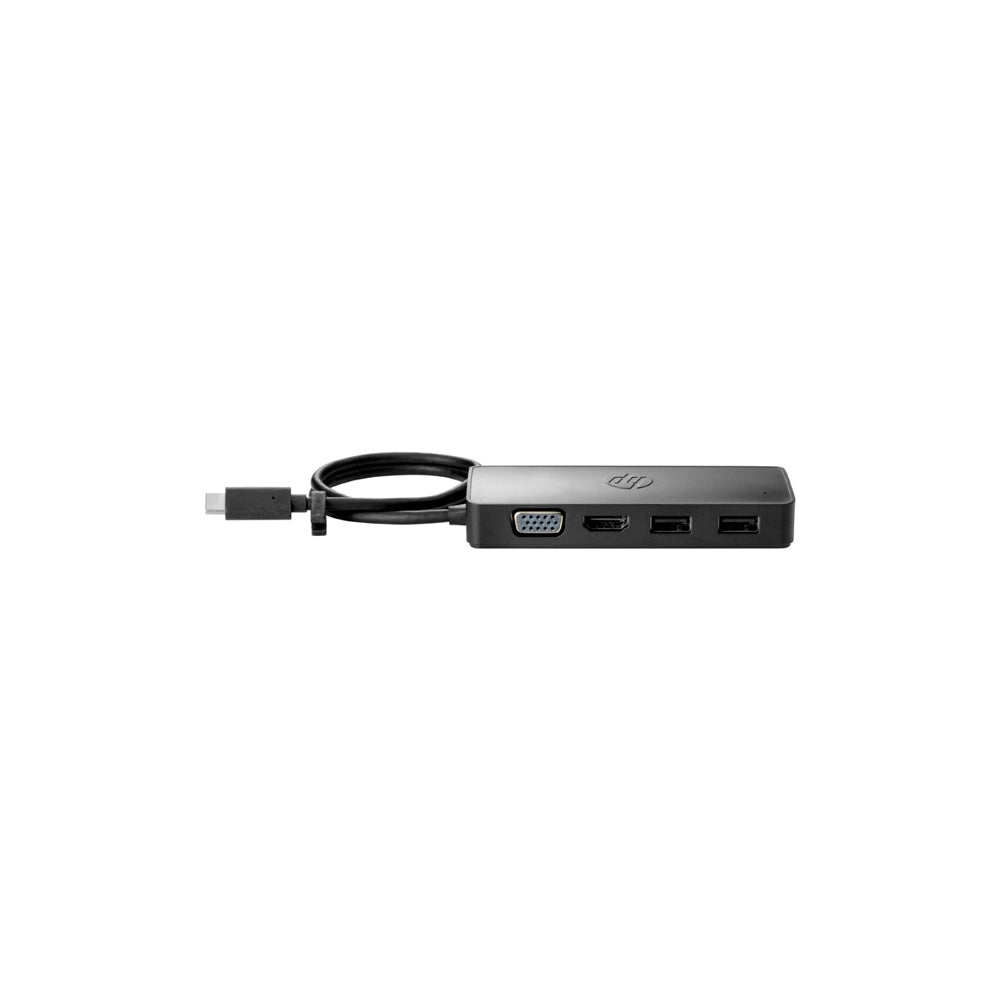 HUB de Viaje HP USB-C G2 HDMI VGA, 2 Puertos USB 3.1 USB-C Expansión de Puertos para Portátiles