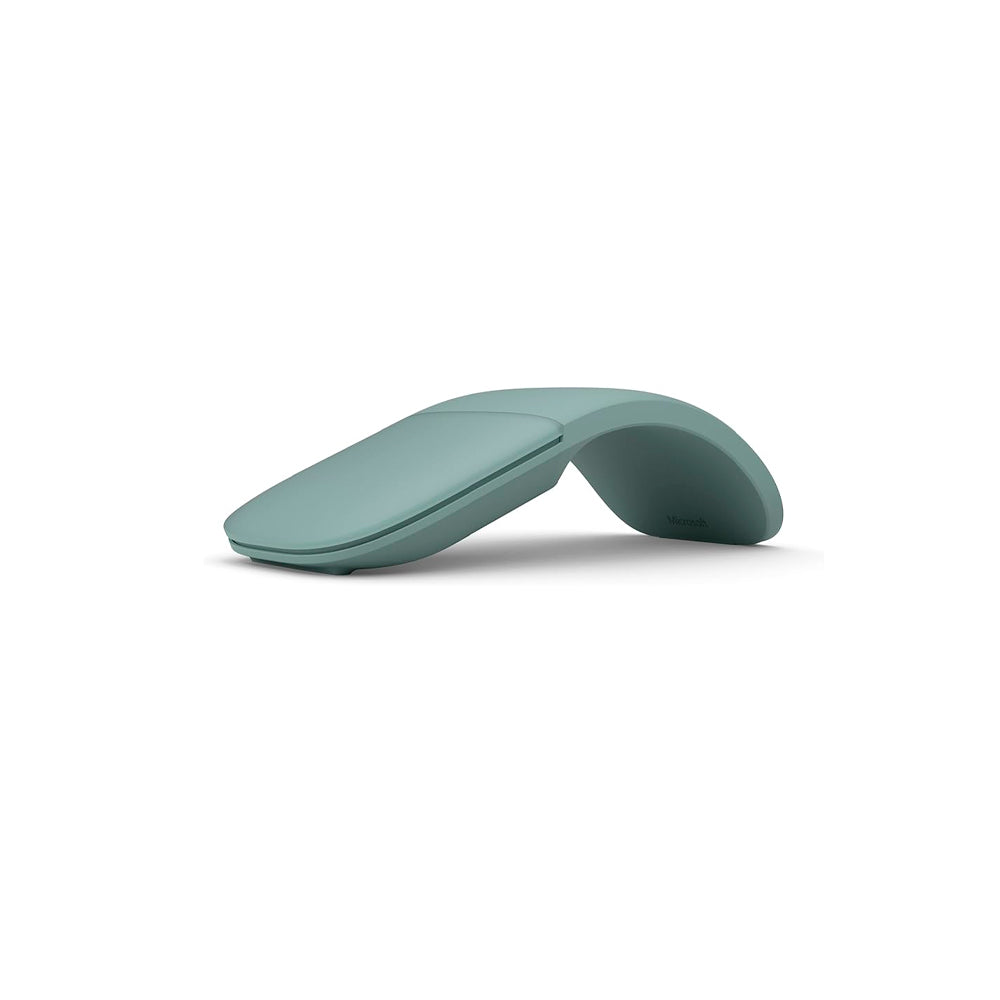 Mouse Inalámbrico Microsoft Arc Diseño Plegable y Ergonómico Conexión Bluetooth Color Verde Salvia