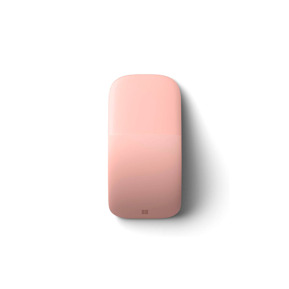 Mouse Inalámbrico Microsoft Arc Diseño Plegable y Ergonómico Conexión Bluetooth Color Rosado Suave