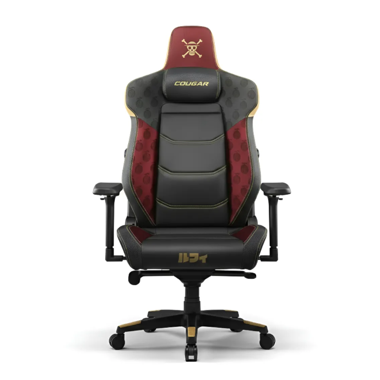 Silla Gamer Profesional Cougar Armor EVO Luffy, Edición Limitada One Piece, Soporte Lumbar 4 Vías
