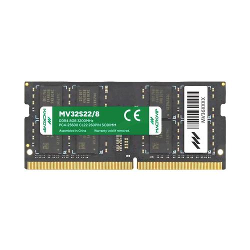 Memoria RAM para Notebook MacroVIP, 8GB DDR4 3200 MHz SODIMM, CL22, 1.2V